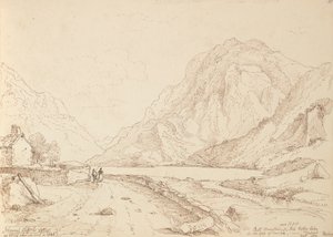 Bull Mountain und Ash Valley Lake im Gap of Dunloh, September 1841