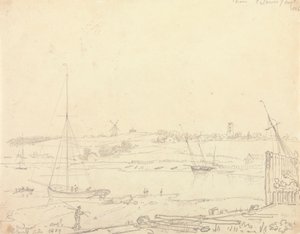 Medina, East Cowes Side, 7. August 1826 von Capt. Thomas Hastings