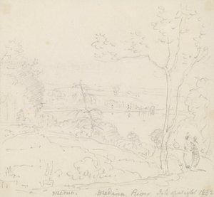 Memo des Medina-Flusses, Isle of Wight von Capt. Thomas Hastings
