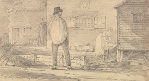 Am Strand von Hastings, August 1821 von Capt. Thomas Hastings