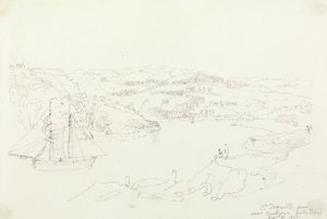 Saint Dogmaels von Cardigan am Teifi, 8. September 1847