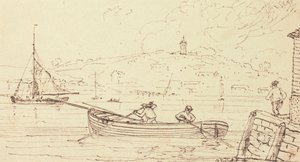 Skizze von Bootsmännern, West Cowes, 16. Februar 1826 von Capt. Thomas Hastings