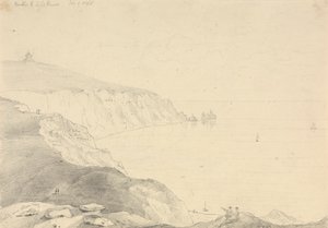 Die Nadeln und Leuchtturm, Isle of Wight von Capt. Thomas Hastings