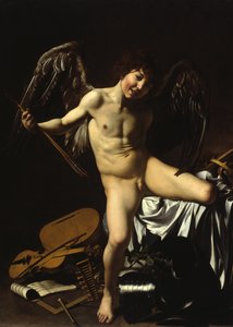 Amor als Sieger von Caravaggio
