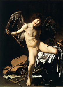 Amor als Sieger von Caravaggio