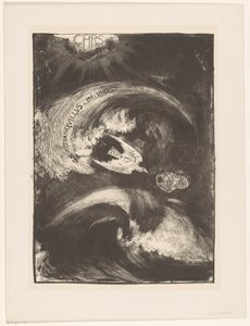 Taube im Sturm von Carel Adolph Lion Cachet