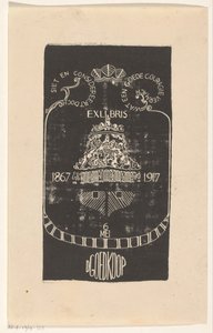 Ex libris von D. Goedkoop von Carel Adolph Lion Cachet