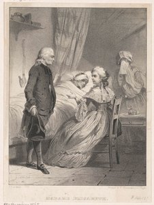Elisabeth von Frankreich am Bett eines Kranken von Carel Christiaan Antony Last