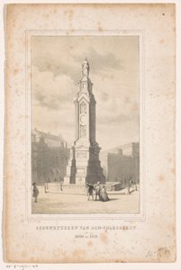 Gedenkteken op de Dam in Amsterdam Gedenkteeken van den volksgeest in 1830 en 1831