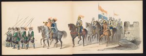 Maskerade der Leidener Studenten, 1850 (Platte 13)