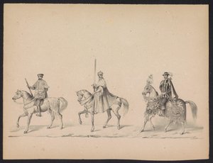 Maskerade der Utrechter Studenten, 1846 (Platte 14) von Carel Christiaan Antony Last