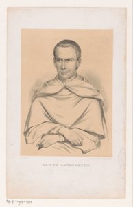 Porträt von Jean-Baptiste Henri Lacordaire von Carel Christiaan Antony Last