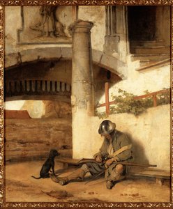 Der schlafende Wächter von Carel Fabritius