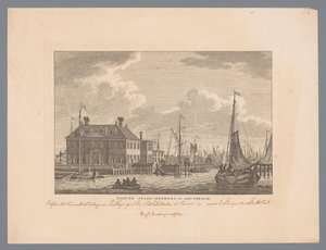 Blick auf die Neue Stadsherberg am IJ in Amsterdam