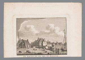Hafen und Schleuse in Makkum