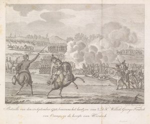 Prinz Frederik wird bei Wervik verwundet, 1793
