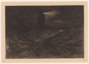 Leuchtturm von Katwijk von Carel Nicolaas Storm van 