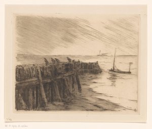 Hafenkopf in Vlissingen von Carel Nicolaas Storm van 