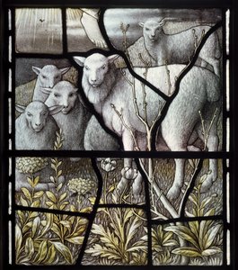 Over Wyresdale, Christ Church, Shrigley & Hunt, Carl Almquist, Die Hirtenkirche, Hirten, Schafe