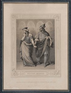 Das Nibelungenlied. Gunther und Brunhild, 1860