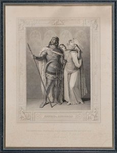 Das Nibelungenlied. Siegfried und Kriemhild, 1860 von Carl Arnold Gonzenbach