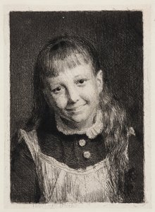Das lachende Mädchen. Porträt von Ida Alma Bloch
