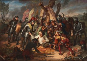 Moritz, Kurfürst von Sachsen in der Schlacht bei Sievershausen, 1553, 1837