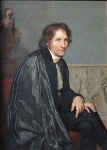 Porträt des Bildhauers Bertel Thorvaldsen 1770-1844, 1814 von Carl Christian Vogel von Vogelstein