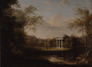 Ansicht des Freundschaftstempels in Pawlowsk, ca. 1800 von Carl Ferdinand von Kugelgen