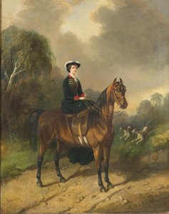 Kaiserin Eugenie zu Pferd