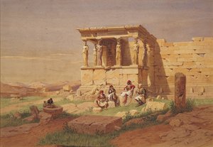 Das Erechtheion. Die Karyatiden-Veranda, 1877