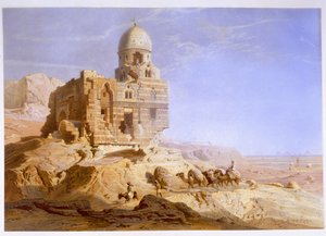Gräber der Kalifen, Kairo, 1871 von Carl Friedrich Heinrich Werner