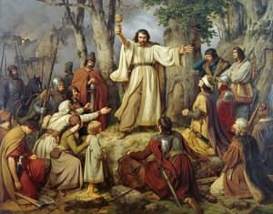 Die Hussitenpredigt, 1836