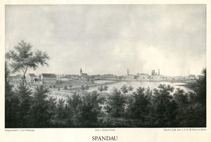 Stadtansicht Spandau um 1860