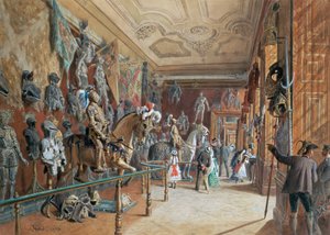 Die Rüstkammer III der Ambraser Sammlung von Carl Goebel d. J.