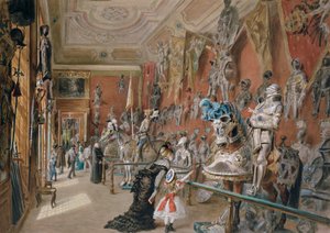 Die Rüstkammer II der Ambraser Sammlung von Carl Goebel d. J.