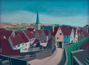 Fränkisches Dorf von Carl Grossberg