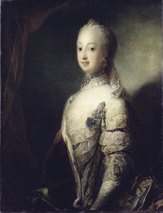 Porträt von Sophia Magdalena von Dänemark, Königin von Schweden von Carl Gustaf Pilo
