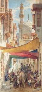 Eine Straße in Kairo, 1890