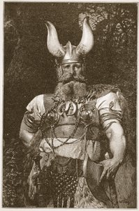 Ein Wikingerhäuptling, Illustration aus 