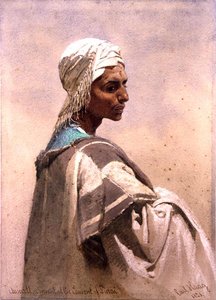 Auwatt, ein Diener im Kloster Sinai von Carl Haag
