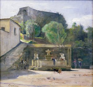 Am Brunnen, Italien