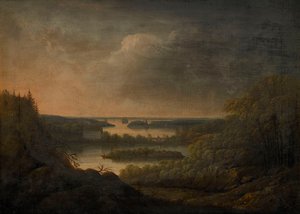 Blick über das Herrenhaus Velamsund