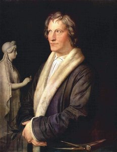 Porträt des Bildhauers Thorwaldsen