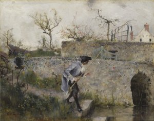 Ein Bissen, 1885 von Carl Larsson