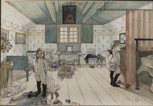 Zimmer kleiner Mädchen