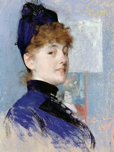 Porträt von Alma von Carl Larsson