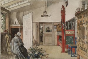 Das Atelier von Carl Larsson