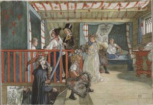 Ein Festtag von Carl Larsson