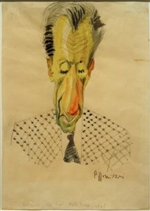 Karikatur von C.-F. Hollitzer, 1925 von Carl Leopold Hollitzer